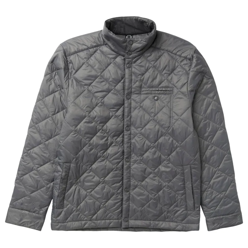 SLOPE SLICKER QUILTED JACKET - GREY sold by Neff