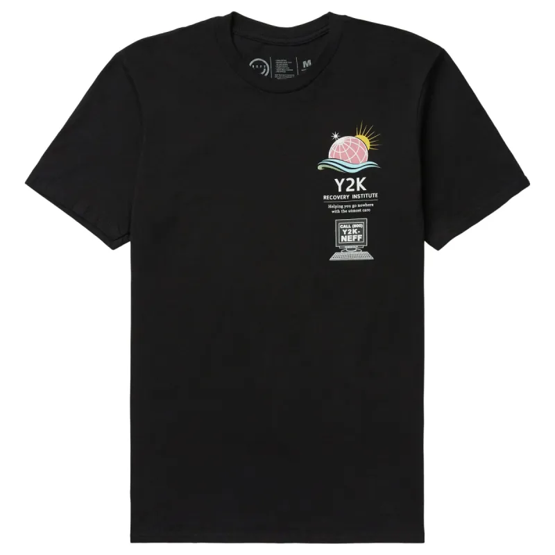 Y2K RECOVERY TEE - BLACK sold by Neff