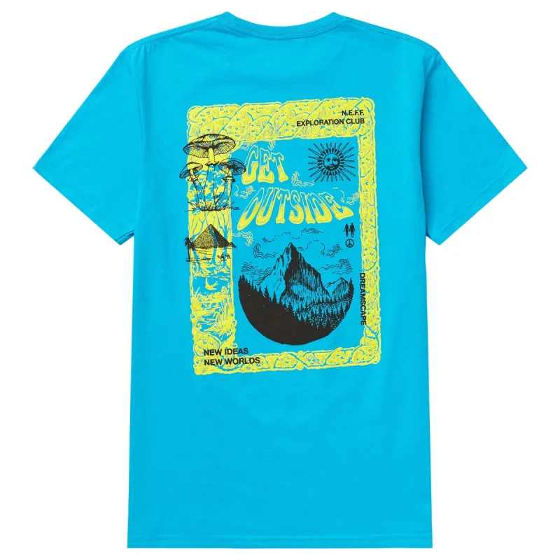 NEW WORLD TEE - BLUE sold by Neff