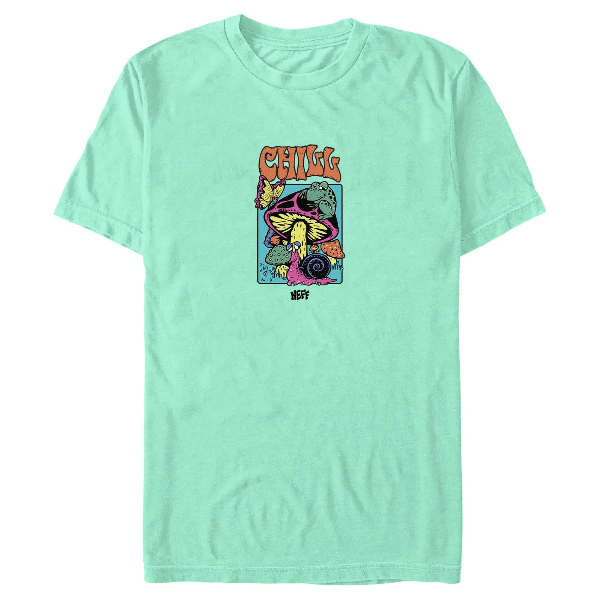 Men's NEFF Chill Mushrooms T-Shirt sold by Neff