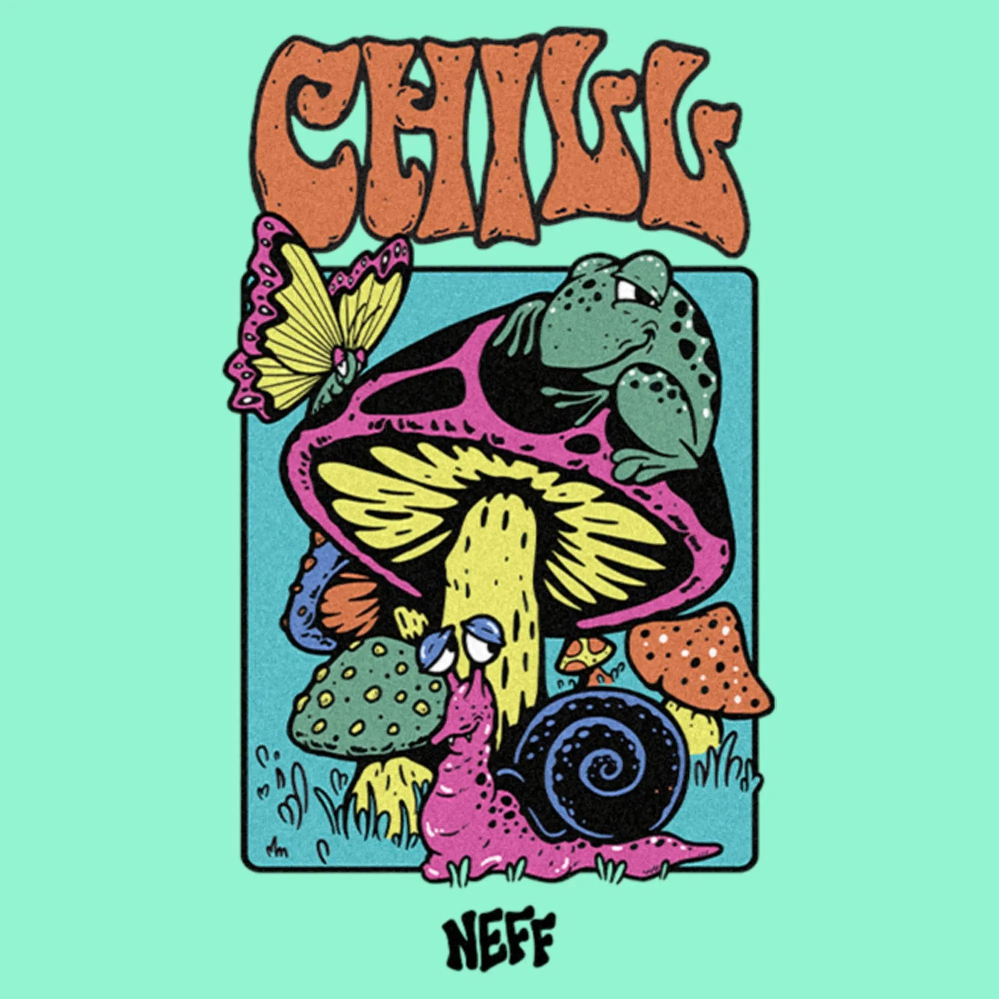 Men's NEFF Chill Mushrooms T-Shirt sold by Neff product image thumbnail 2