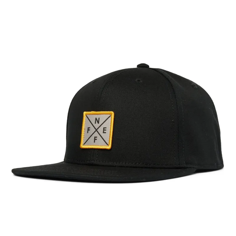 TILTED PATCH SNAPBACK HAT - BLACK sold by Neff