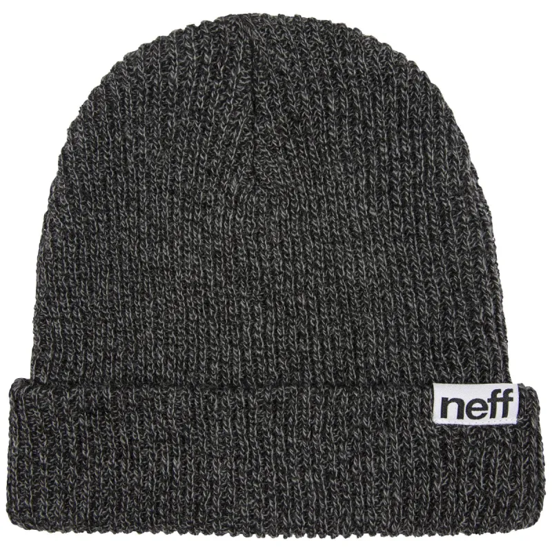 FOLD HEATHER BEANIE - BLACK CHARCOAL sold by Neff