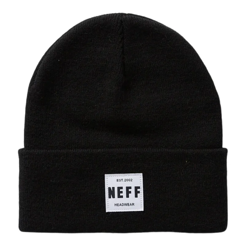 LAWRENCE BEANIE - BLACK sold by Neff