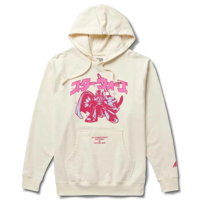STAR WARS VADER ANIME PULLOVER HOODIE - BONE sold by Neff