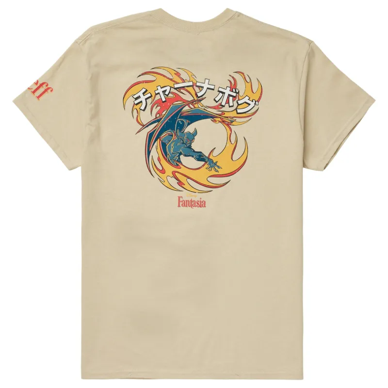 DISNEY FANTASIA CHERNABOG TEE - SAND made by Neff
