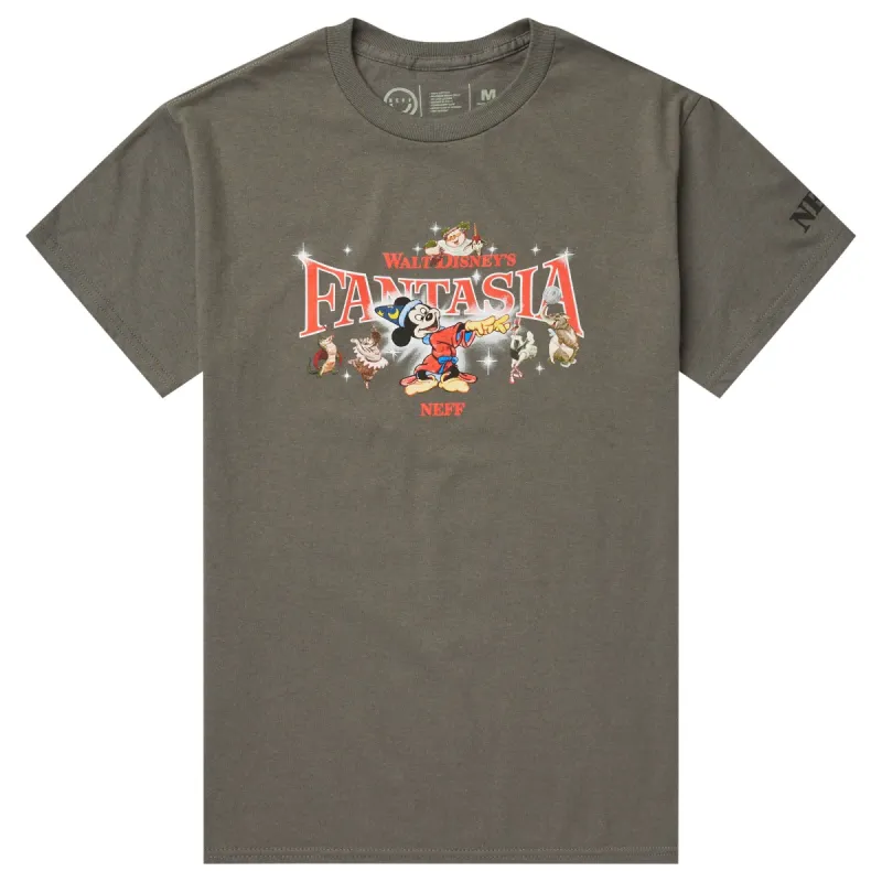 DISNEY FANTASIA ONE TEE - CHARCOAL sold by Neff