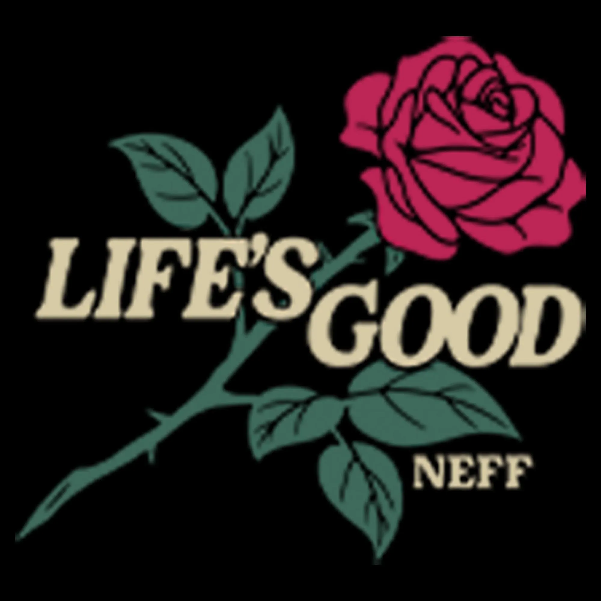 Men's NEFF Life's Good Rose T-Shirt sold by Neff product image thumbnail 2