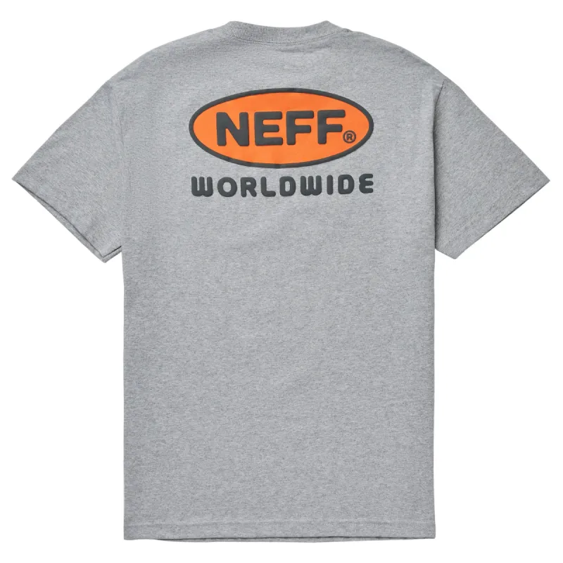 WORLDWIDE TEE - HEATHER GREY sold by Neff