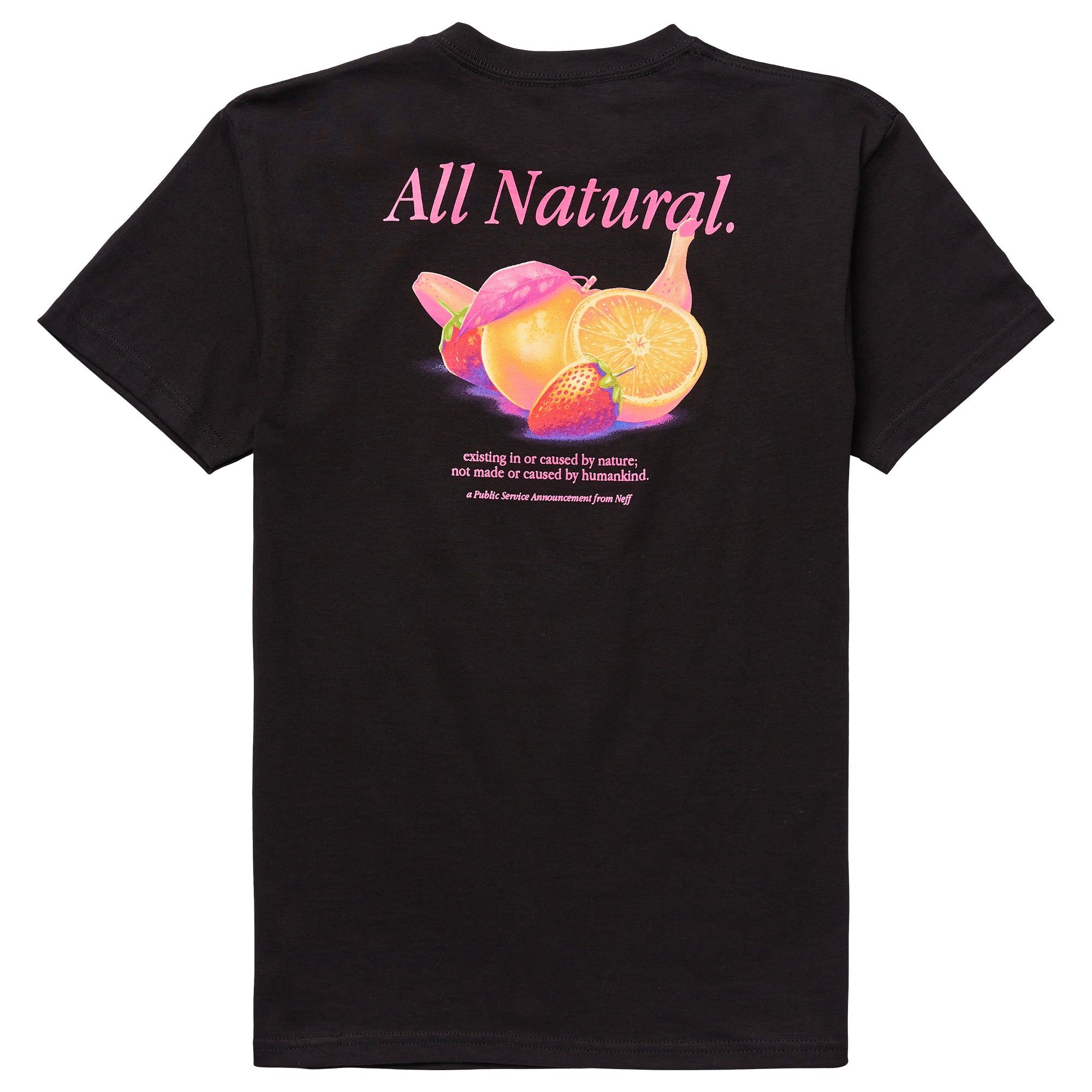 NATURAL TEE - BLACK sold by Neff