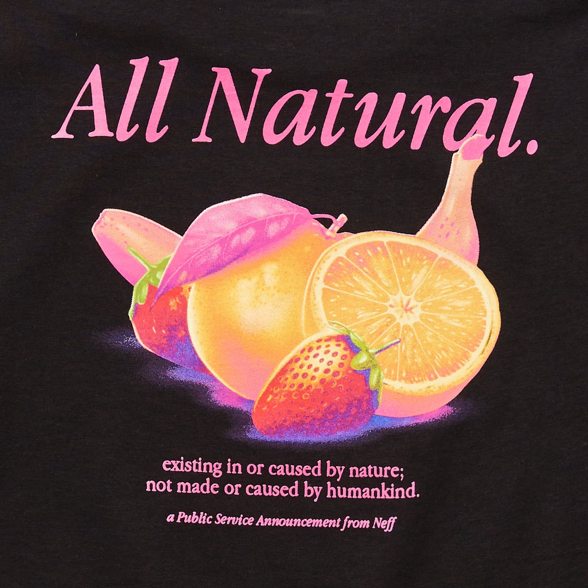 NATURAL TEE - BLACK sold by Neff product image thumbnail 5