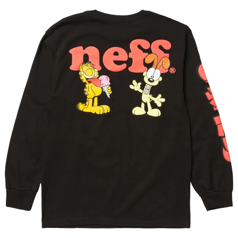 GARFIELD BUDS LONG SLEEVE TEE - BLACK sold by Neff