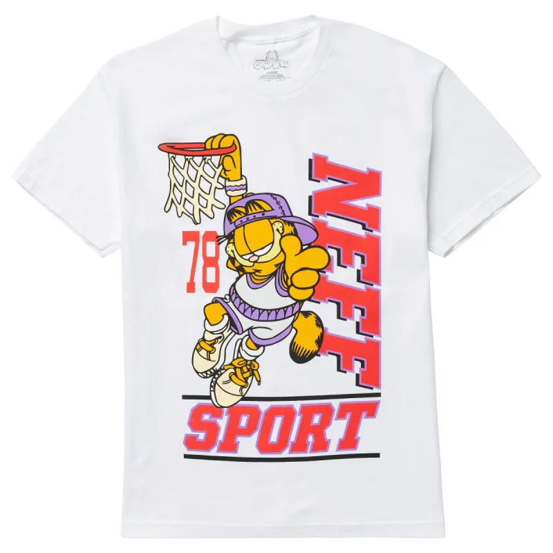 GARFIELD BALLIN TEE - WHITE sold by Neff