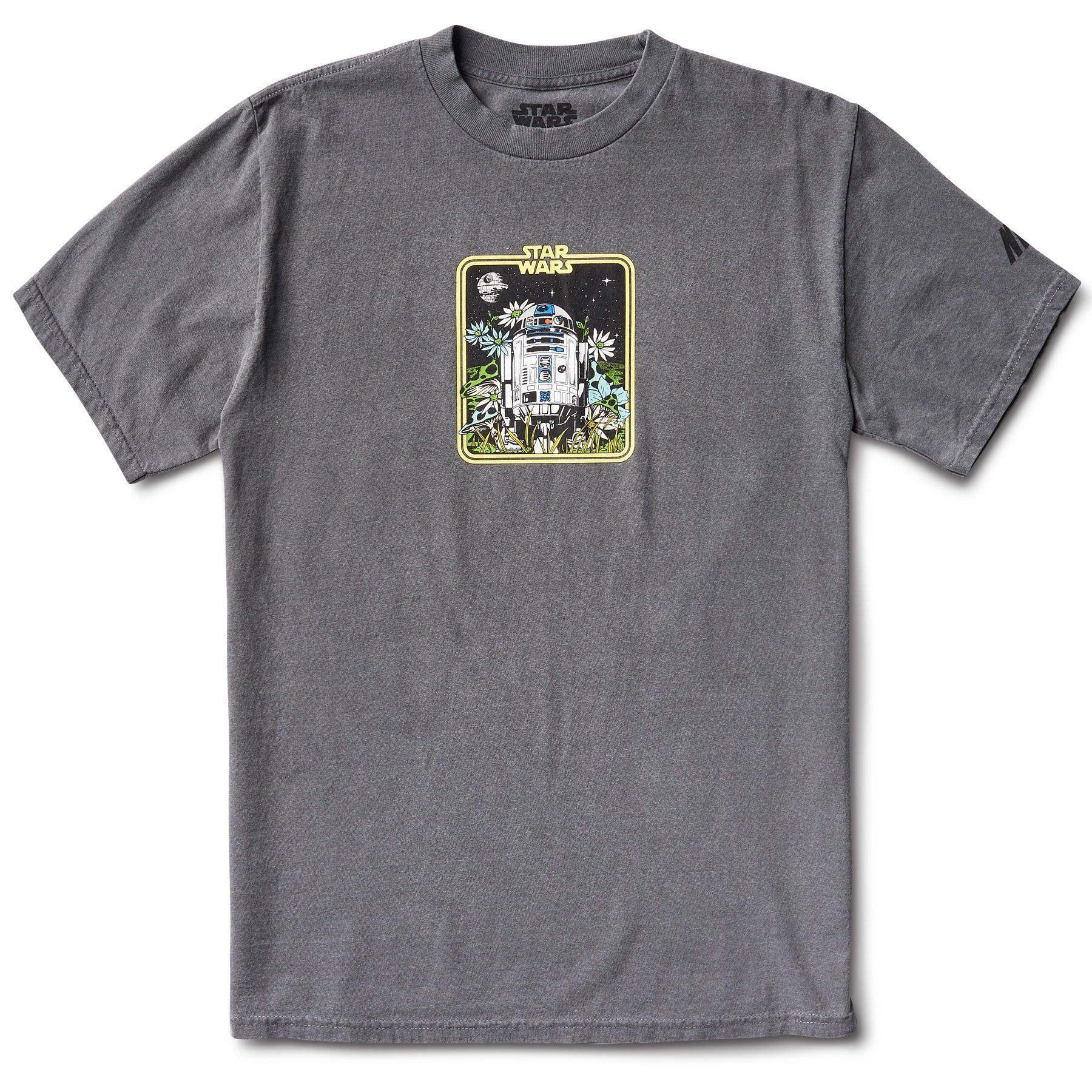 STAR WARS R2D2 GARDEN TEE - BLACK PIGMENT sold by Neff