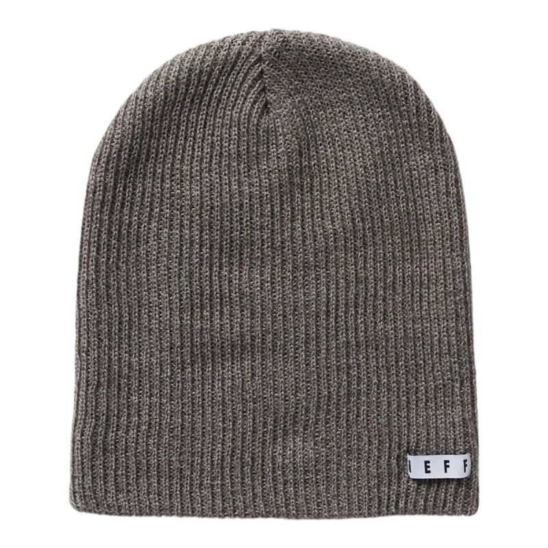DAILY HEATHER BEANIE - CHARCOAL HEATHER sold by Neff