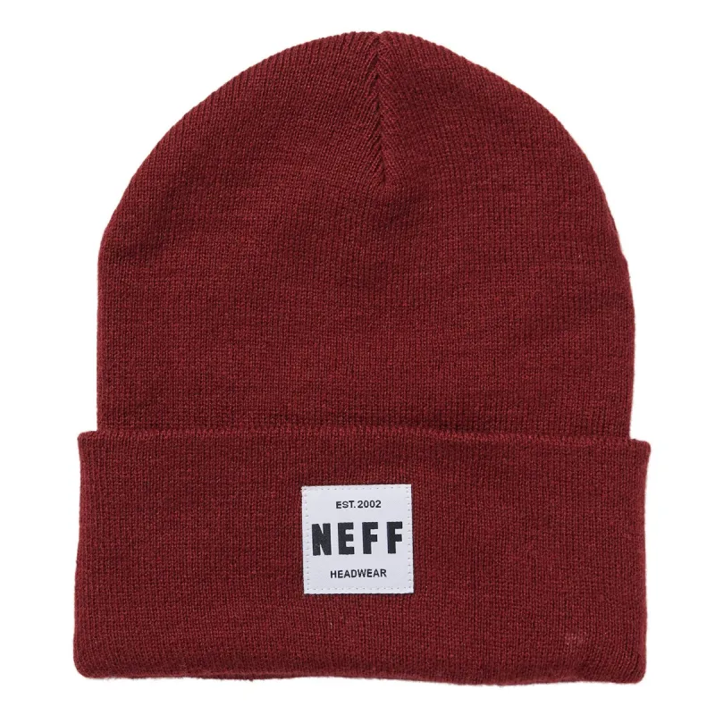 LAWRENCE BEANIE - BURGUNDY sold by Neff