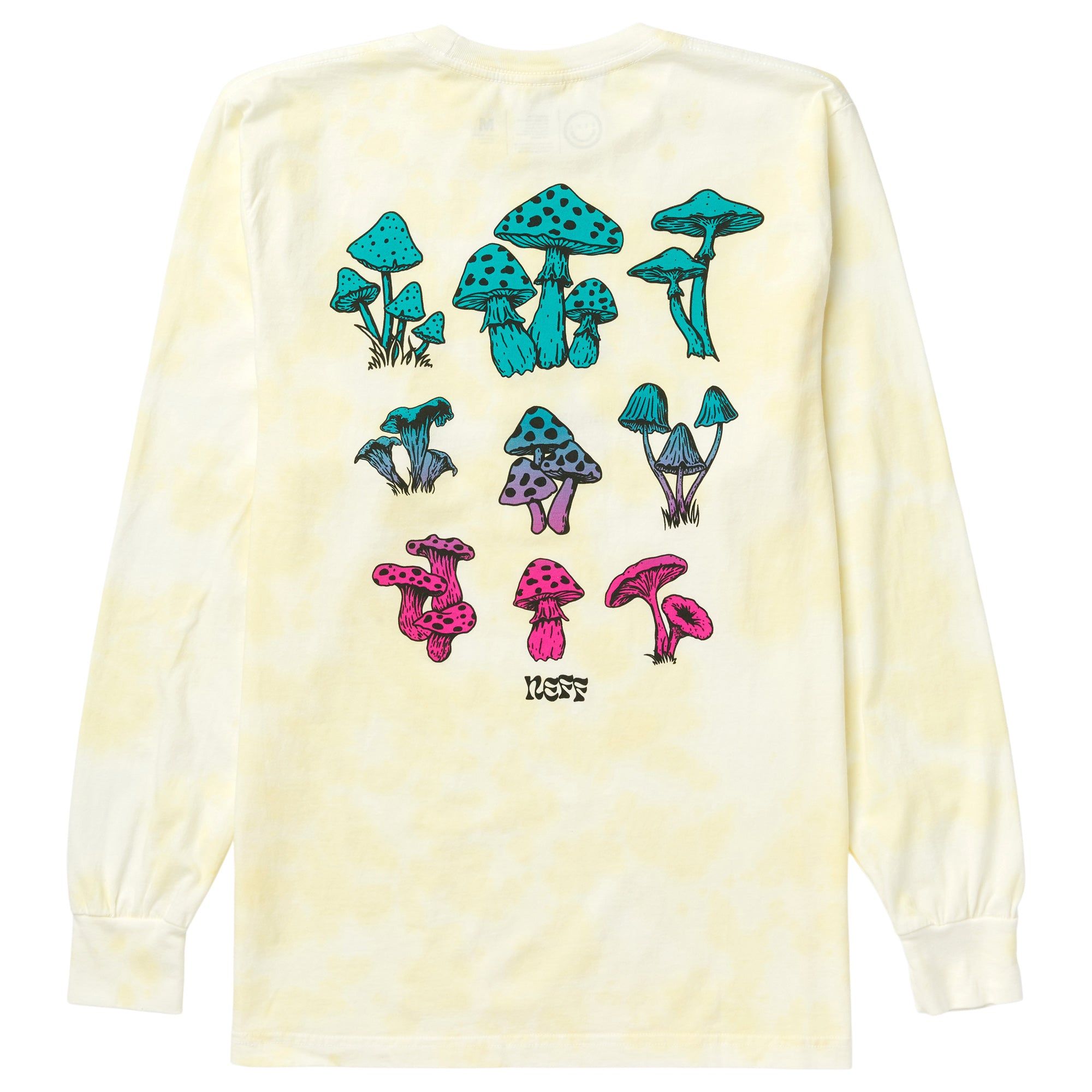 SHROOMS LONG SLEEVE TEE - GOLD TIE DYE sold by Neff product image thumbnail 2