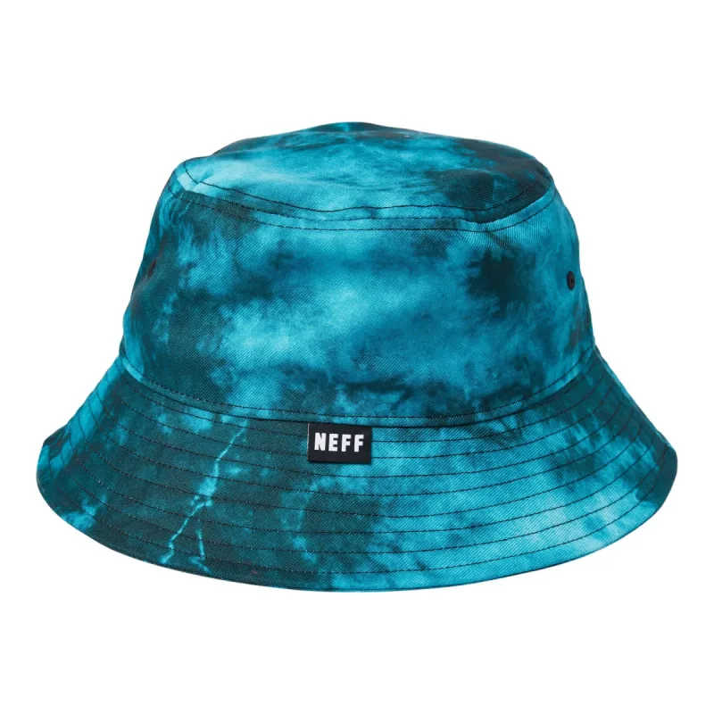 SIMPLE TIE DYE BOX BUCKET - TURQUOISE sold by Neff