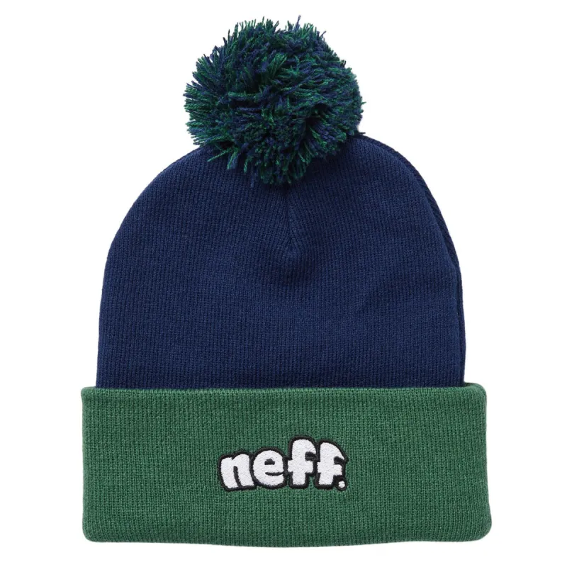 PUFFER BEANIE - NAVY sold by Neff