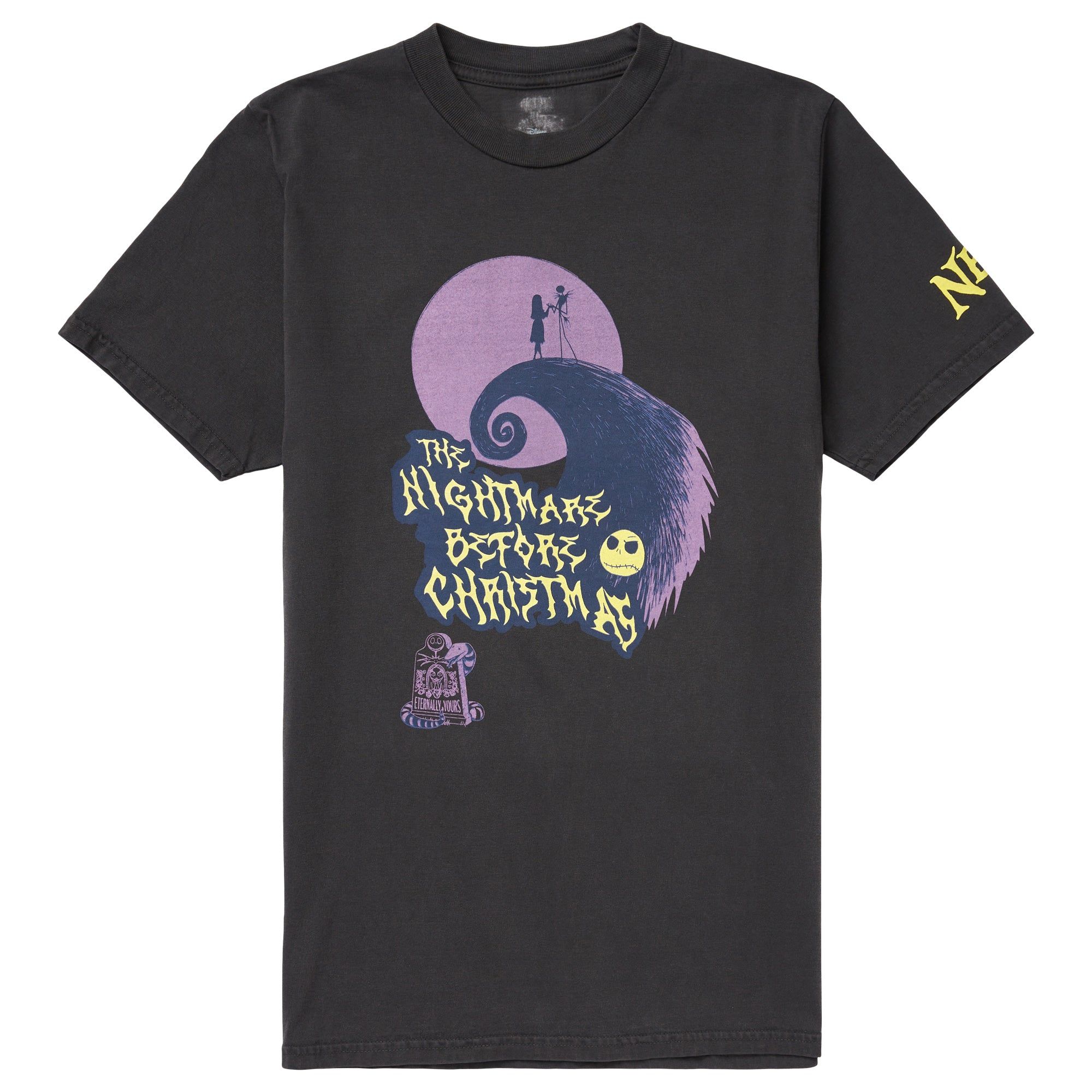 THE NIGHTMARE BEFORE CHRISTMAS LOVE TEE - BLACK PIGMENT sold by Neff