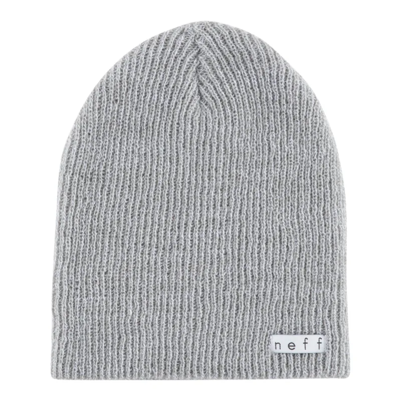 DAILY HEATHER BEANIE - GREY WHITE sold by Neff