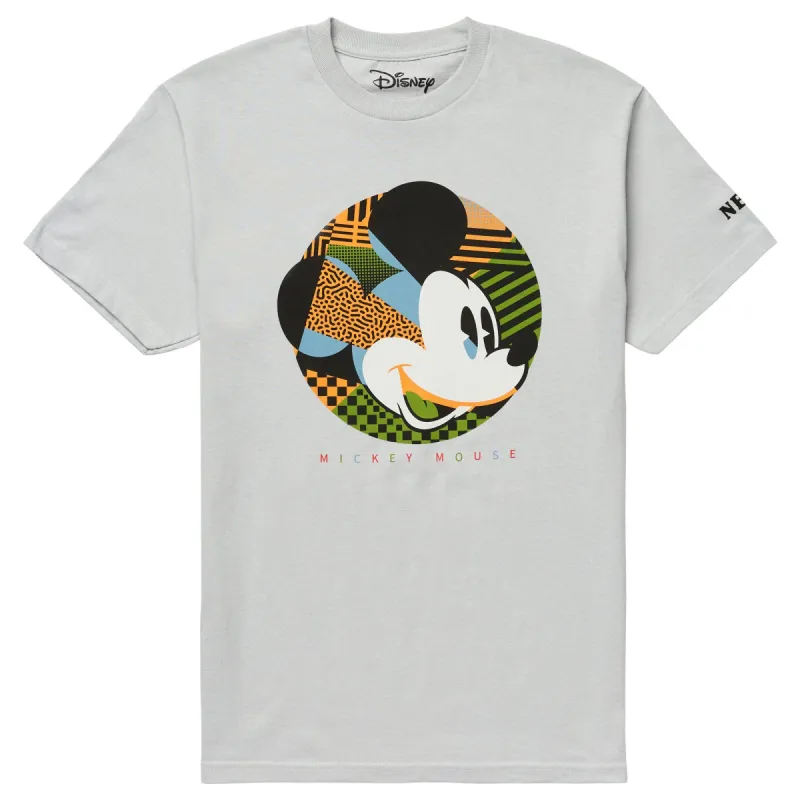 MICKEY MOUSE ROUND ABOUT TEE - SILVER sold by Neff