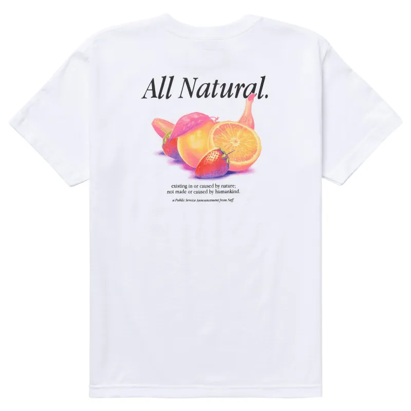 NATURAL TEE - WHITE sold by Neff