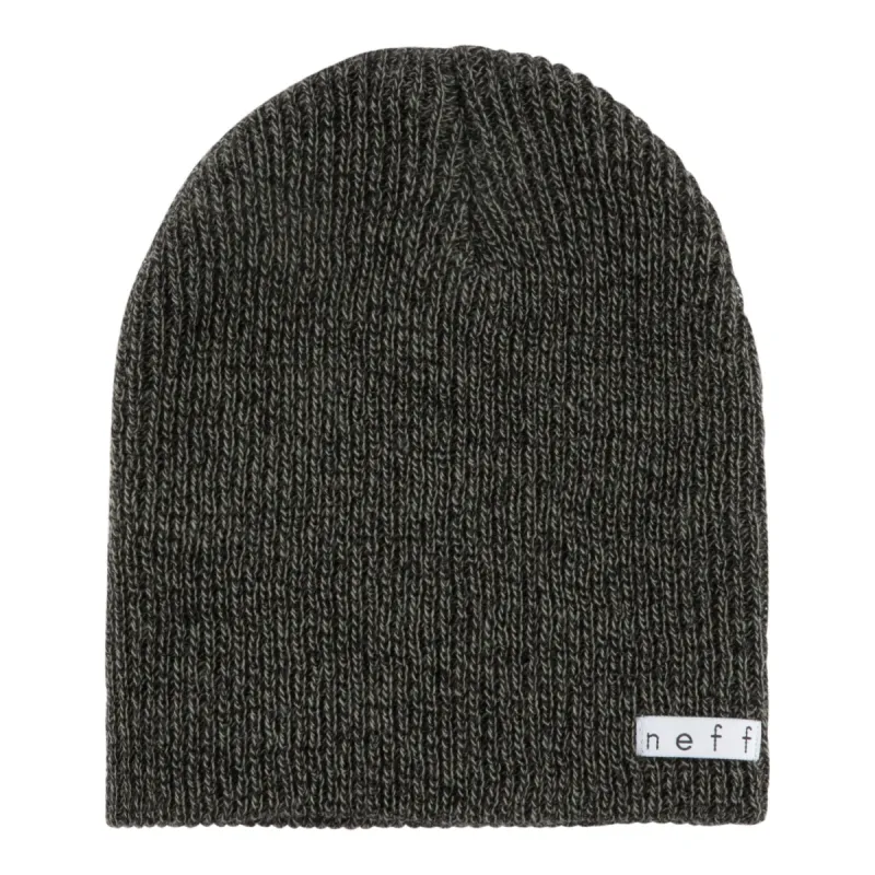 DAILY HEATHER BEANIE - BLACK GREY sold by Neff
