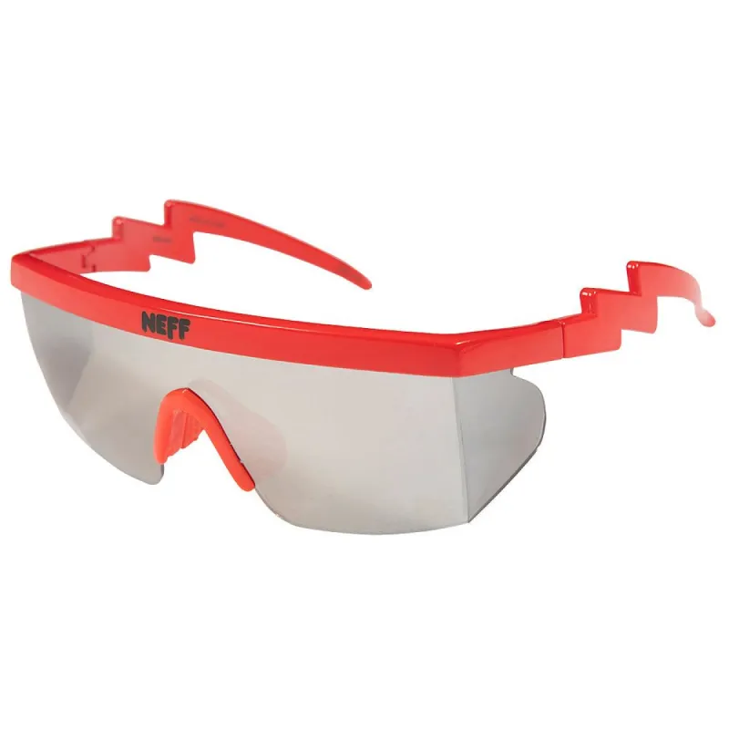BRODIE SINGLE LENS SUNGLASSES - RED sold by Neff
