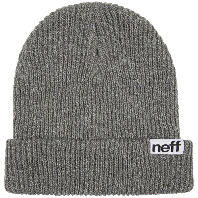 FOLD HEATHER BEANIE - CHARCOAL GREY sold by Neff