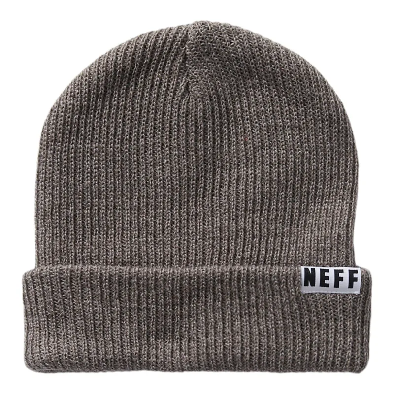FOLD HEATHER BEANIE - CHARCOAL HEATHER sold by Neff