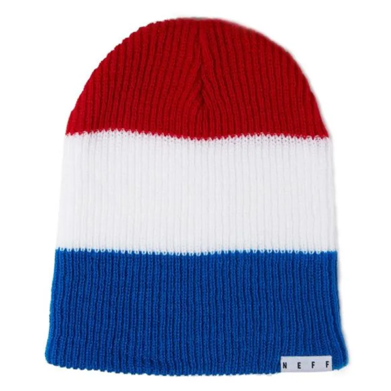 TRIO BEANIE - RED/WHITE/BLUE sold by Neff