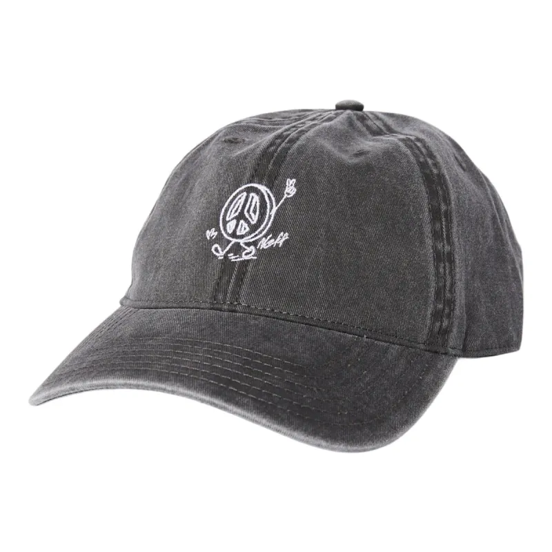 PEACE GONE BYE DAD CAP - BLACK sold by Neff