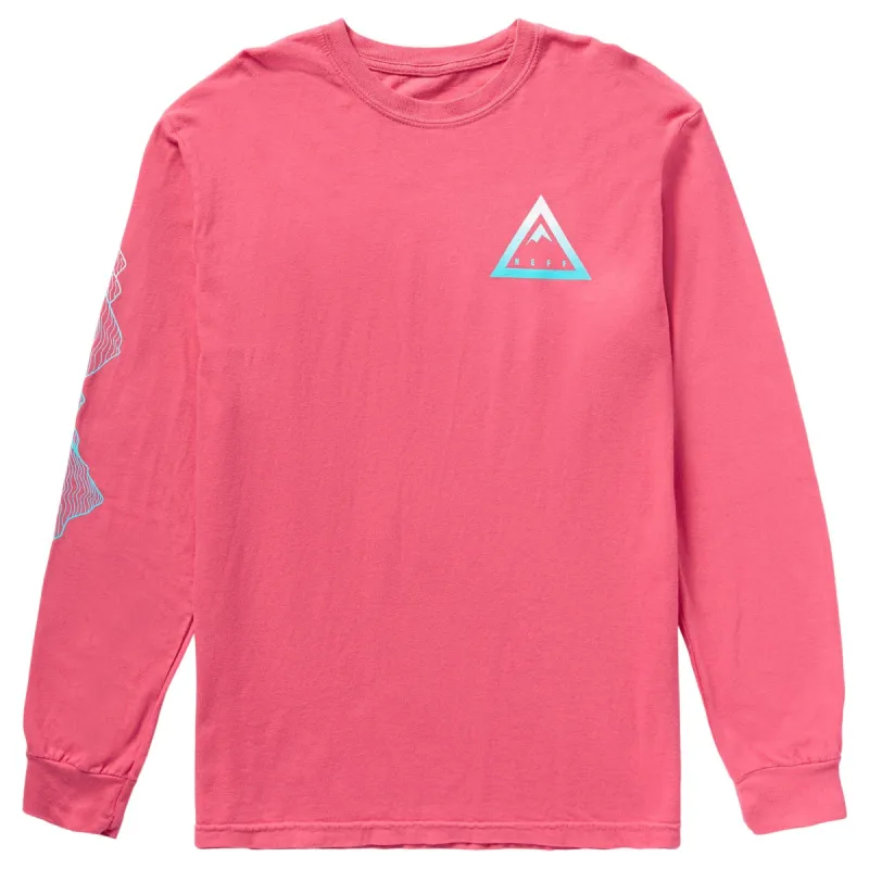 MOUNTAIN LONG SLEEVE TEE - HOT PINK sold by Neff