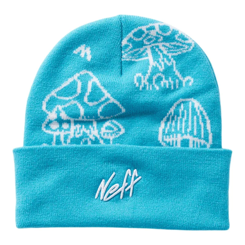 SHROOM LANDSCAPE BEANIE - TEAL sold by Neff