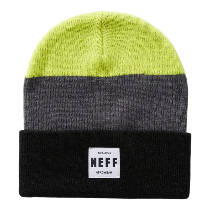 LAWRENCE BIG BOLD BEANIE - CHARCOAL sold by Neff