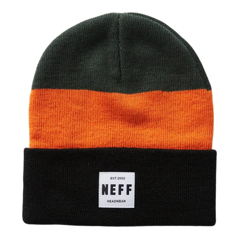 LAWRENCE BIG BOLD BEANIE - ORANGE sold by Neff