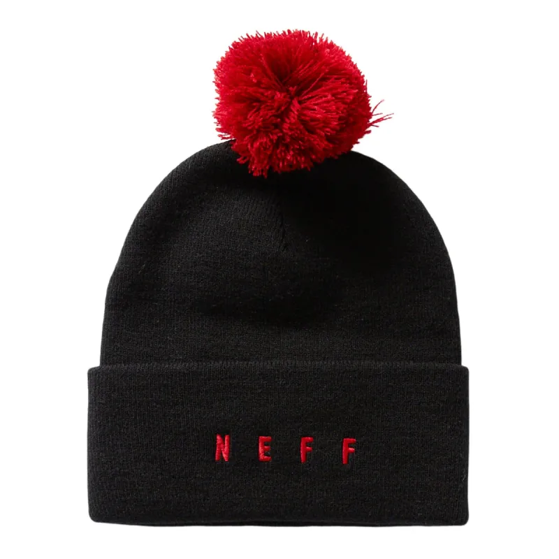 LAWRENCE ENDLESS POM BEANIE - BLACK sold by Neff