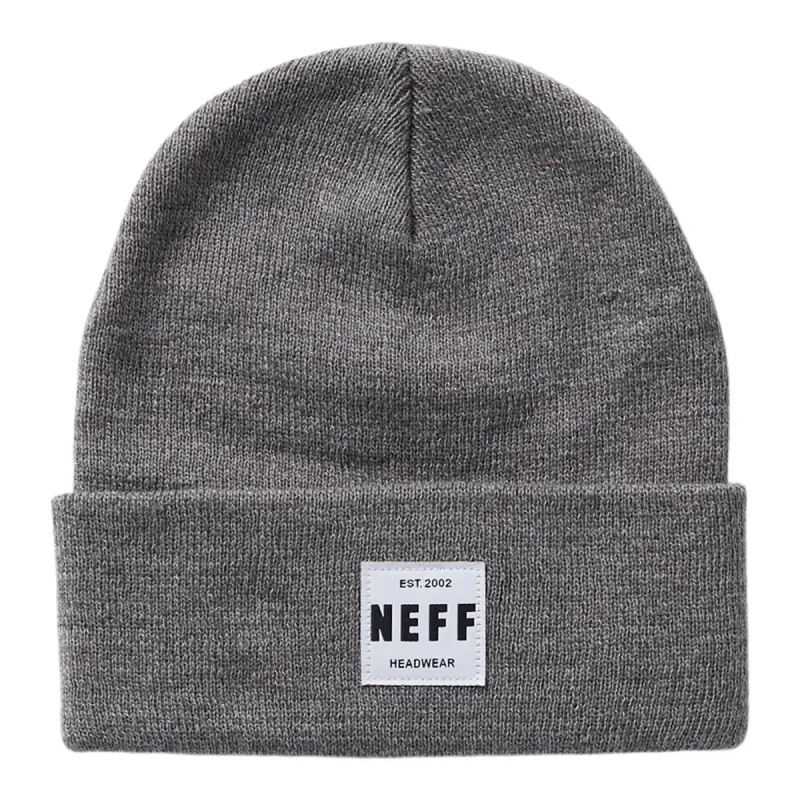 LAWRENCE HEATHER BEANIE - CHARCOAL HEATHER sold by Neff