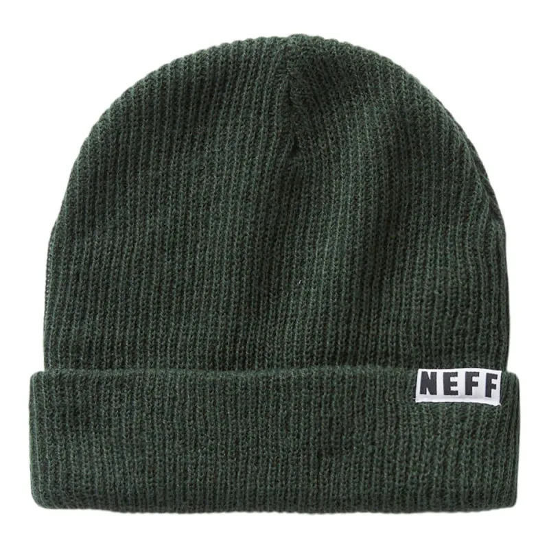 FOLD BEANIE - DARK GREEN sold by Neff