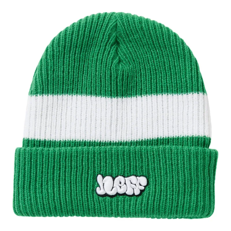 BARGE CUFF BEANIE - GREEN sold by Neff