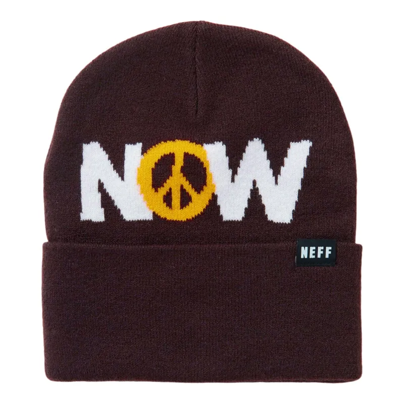 NOW CUFF BEANIE - BURGUNDY sold by Neff