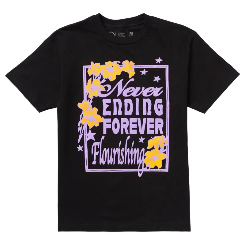 NEVER ENDING TEE - BLACK sold by Neff