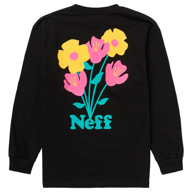 BOUQUET LONG SLEEVE TEE - BLACK sold by Neff