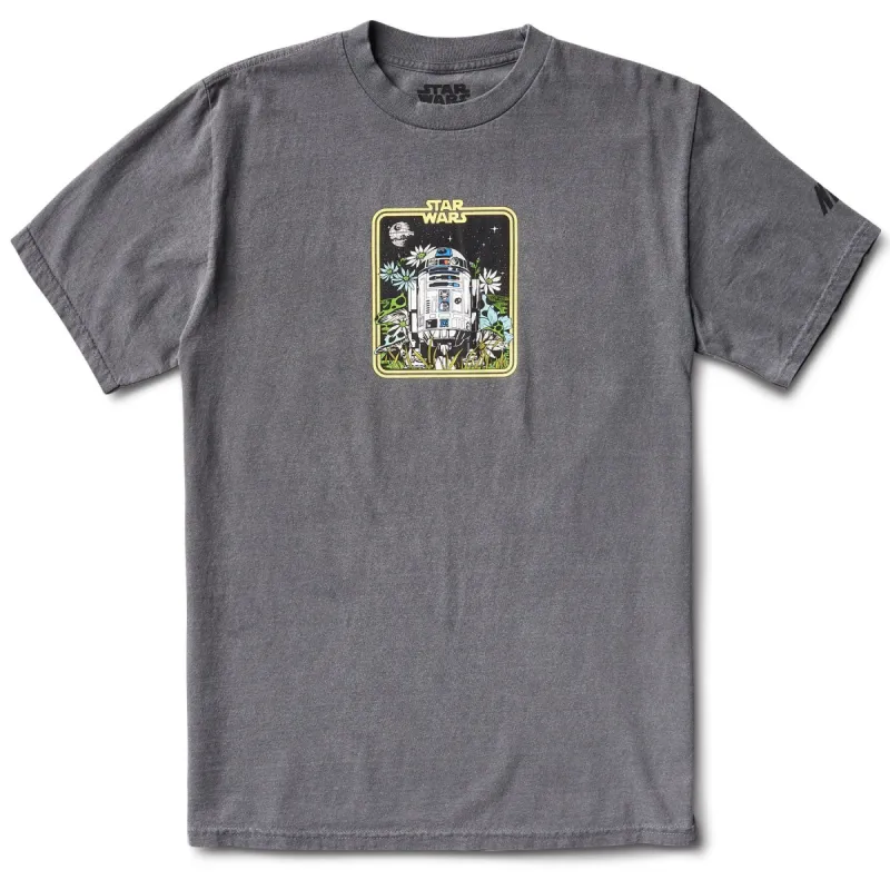 STAR WARS R2D2 GARDEN TEE - BLACK PIGMENT sold by Neff