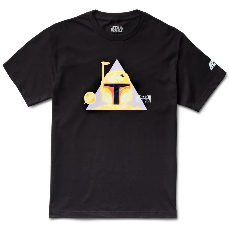 STAR WARS BOBA FETT HEAD TEE - BLACK sold by Neff