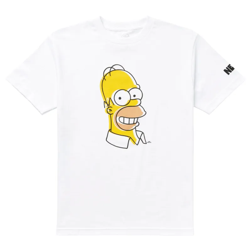 THE SIMPSONS HOMER HEAD TEE - WHITE sold by Neff