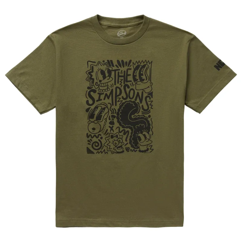 THE SIMPSONS POP SIMPSON TEE - MILITARTY sold by Neff