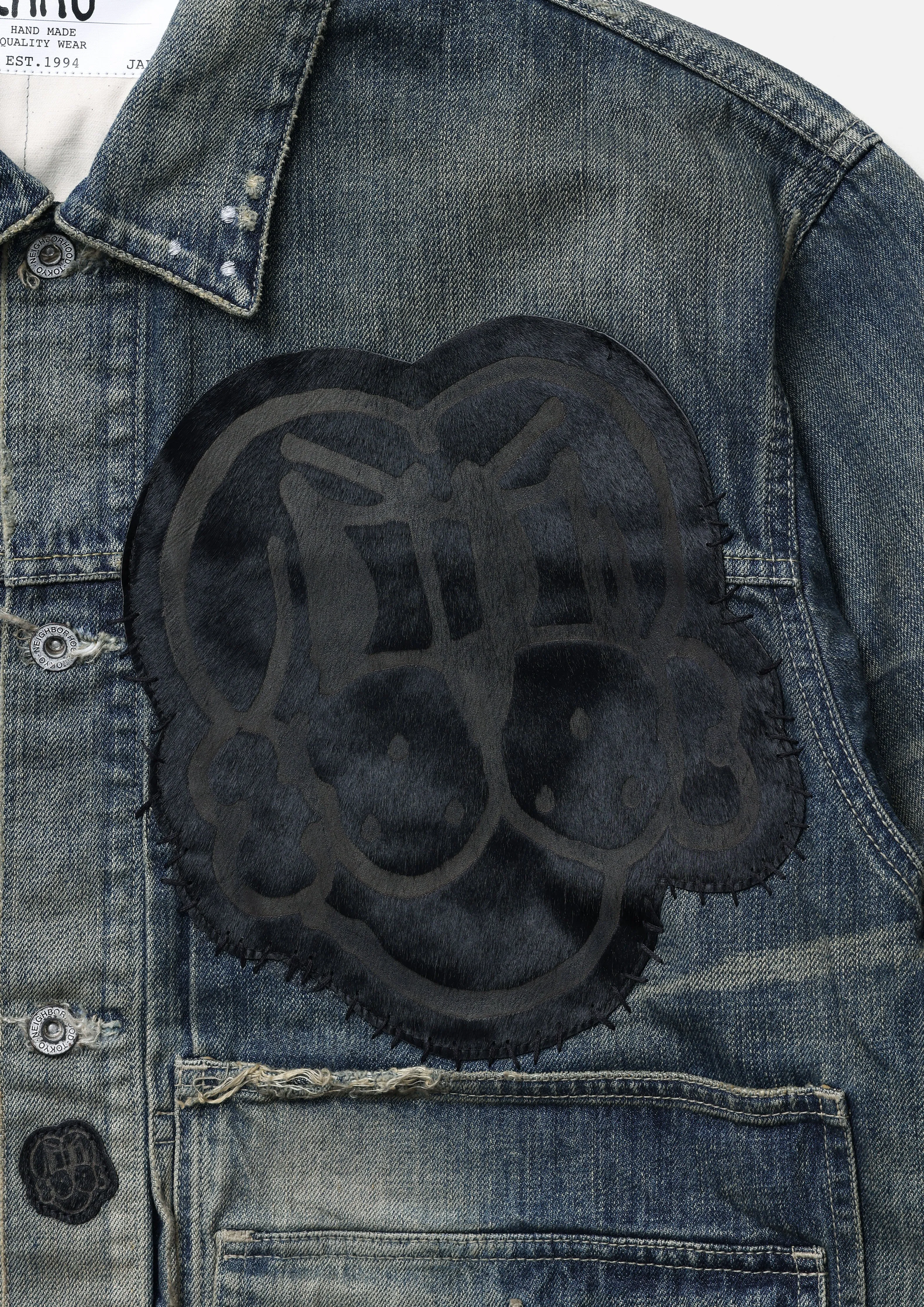 NH X CHITO . SAVAGE DENIM TYPE-1 JACKET MOD sold by Neighborhood product image thumbnail 4