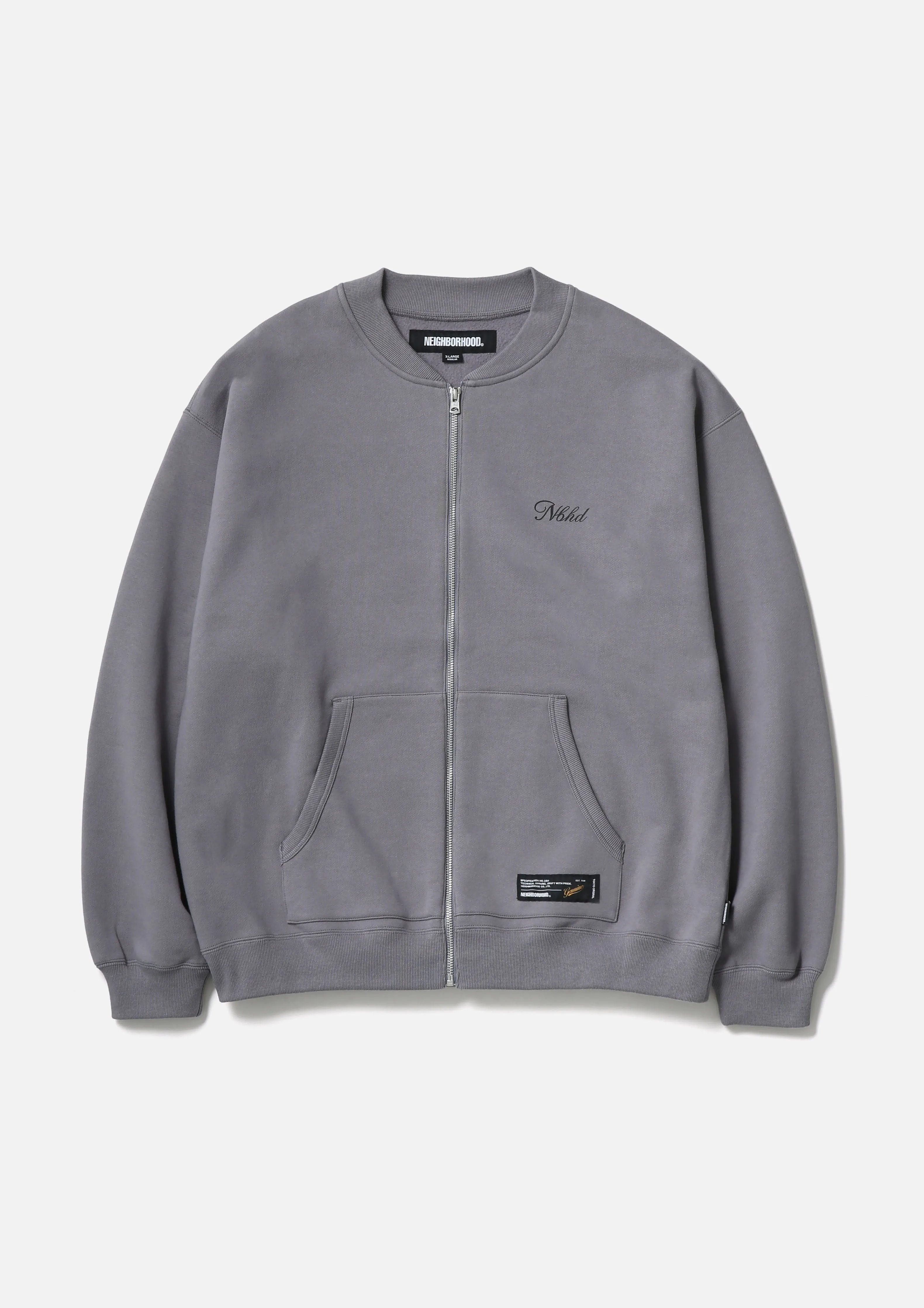 PLAIN SWEAT ZIP JACKET LS sold by Neighborhood product image thumbnail 2